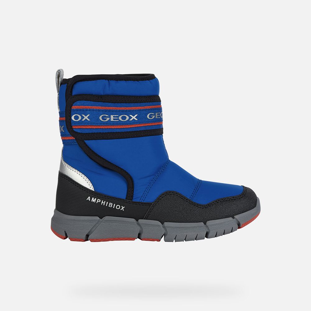 Geox Boots Blue Flexyper Abx - Geox Boys Shoes - KJRXWO342